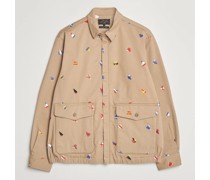 Embroidered Harrington Jacket