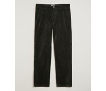 Alex Straight Fit Corduroy Hosen Dark Green