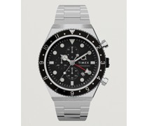 Time Zone Chronograph 40mm Black Dial