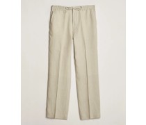 Iscove Leinen Drawstring Trousers Dawn Misty