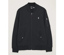 Bomber Full-Zip Sweatshirt Polo Black
