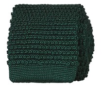 Stricked Silk Krawatte 6 cm Green