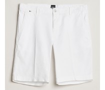 Slice Baumwoll Shorts White