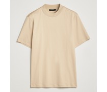Ace Stehkragen Mercerized Baumwoll Tshirt Safari