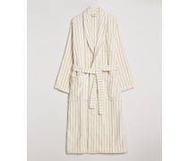 Organic Terry Classic Bathrobe Sienna Stripes