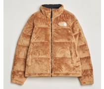 urb 1996 Retro Nuptse Fleece Velour Jacke Almond Butter