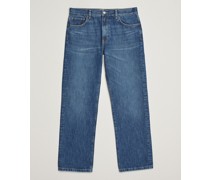 SM010 Straight Jeans Tom Mid Blue Wash