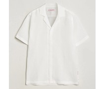 Maitan Kurzarm Leinen Shirt White