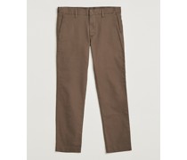 Theo Regular Fit Stretch Chinohose Clay