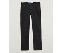 Nick 622 Slim Fit Stretch Jeans Black Dark Wash