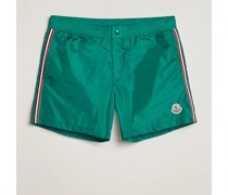 Nylon Swim Shorts Emerald Green