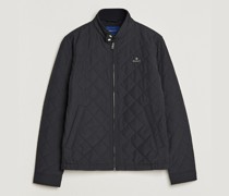 The Quilted Windcheater Black