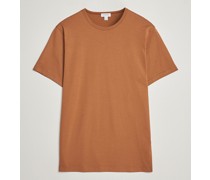 Rundhals Tshirt Dark Camel