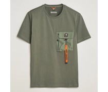 Mojave Pocket Rundhals Tshirt Thyme Green