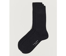 3-Pack Lhasa Cashmere Socks Black