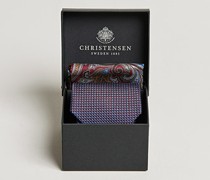 Box Set Silk 8 cm Paisley Krawatte und Einstecktuch Win