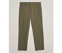 Theo Regular Fit Stretch Chinos Capers Green