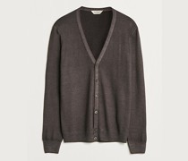 Vintage Merino Fashion Fit Cardigan Brown
