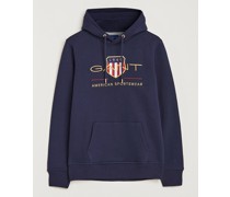Archive Shield Hoodie Evening Blue