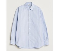Striped Poplin Shirt Faded Blue/White