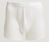 Pima Baumwoll Stretch Trunk White