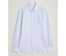 Soft Baumwoll/Leinenhemd Light Blue