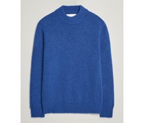 Nick Stehkragen Sweater Blue