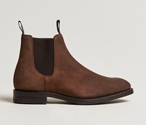 Chatsworth Chelsea Stiefel Brown Waxed Suede