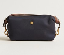 M/S Nylon Kulturbeutel Pioneer Blue/Cuoio