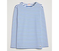 Houat Héritage Stripe Long Sleeve T-Shirt White/Blue