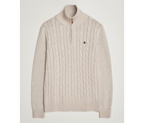 Raymond Cable Half Zip Khaki
