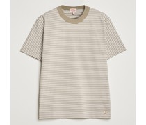 Héritage Stripe Tshirt Blanc/Argile