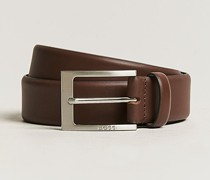 Barnabie Leder Belt 3,5 cm Dark Brown
