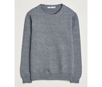 Fishnet Leinen Pullover Stone