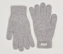 Merino Woll Gloves Smoke
