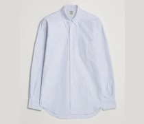 Vintage Ivy Oxford Button Down Shirt Blue Stripe