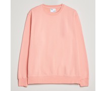 Classic Organic Rundhals Sweat Bright Coral