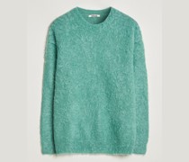 Brushed Mohair Pullover Jade Green