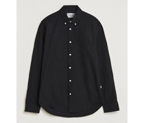 Arne Button Down Oxford Shirt Black