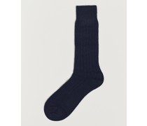 Waddington Cashmere Sock Navy