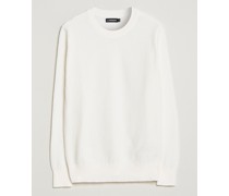 Arthur Structure Organic Baumwoll Rundhalsausschnitt Cloud White