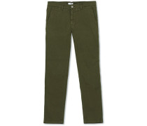 Marco Slim Fit Stretch Chinohose Army Green