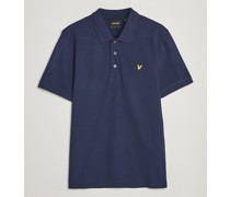 Plain Pique Polo Dark Navy