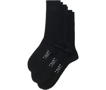 3-Pack Lhasa Cashmere Kniestrümpfe/Socken/Strümpfe Black
