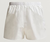 Classic Woven Baumwoll Boxer Shorts White