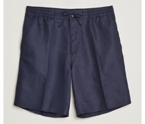 Baron Tencel/Leinenshorts Navy