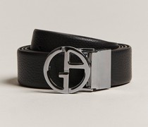 Reversible Leder Belt Black