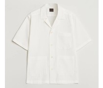 Hanks Reg Seersucker Shirt White