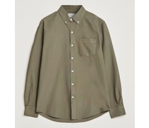 Classic Organic Oxford Button Down Shirt Dusty Olive