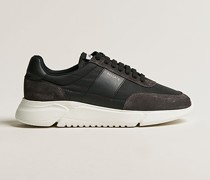 Genesis Vintage Runner Sneaker Black/Grey Suede